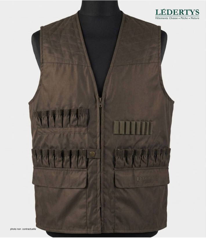Gilet Chasse LEDERTYS Impercoat LY0209 | Carnier PVC & Cartouchière