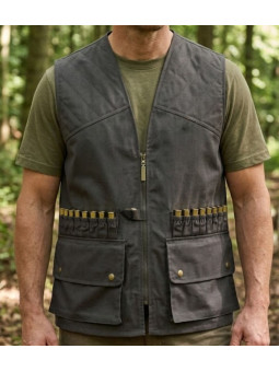 LEDERTYS LY0207 gilet de chasse sans manches vert