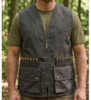 LEDERTYS LY0207 gilet de chasse sans manches vert