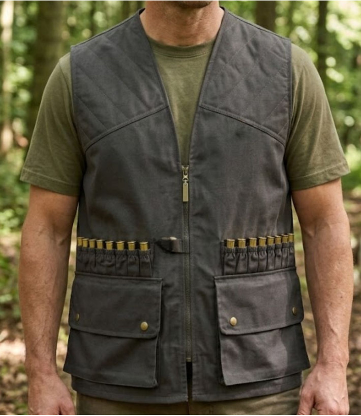 LEDERTYS LY0207 gilet de chasse sans manches vert