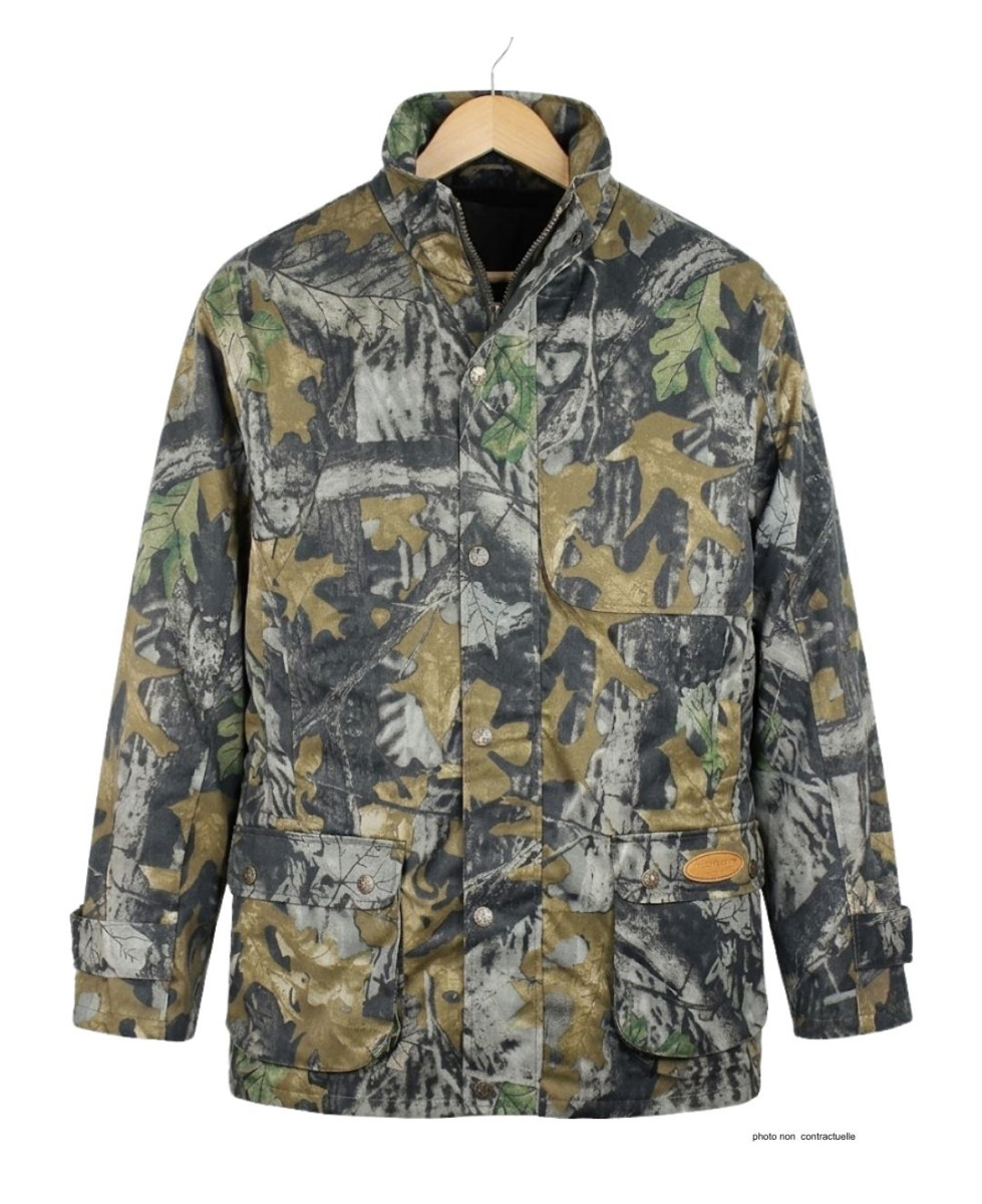 LEDERTYS LY0004 — Veste chasse camouflage Forestwood kaki