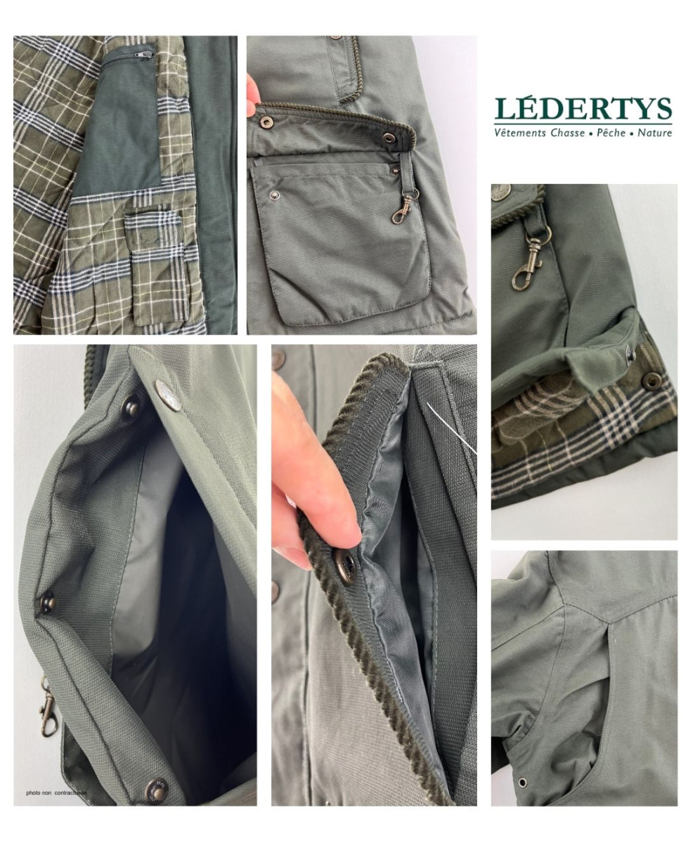 LEDERTYS LY0010 — Veste de chasse imperméable & respirante