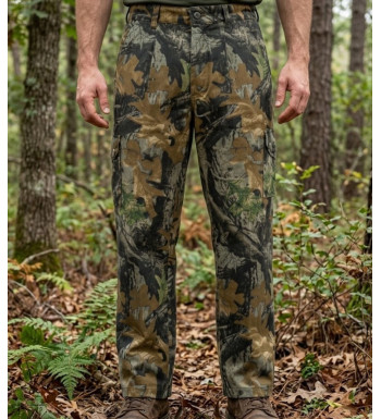 LEDERTYS LY0406 pantalon de chasse camouflage Forestwood kaki