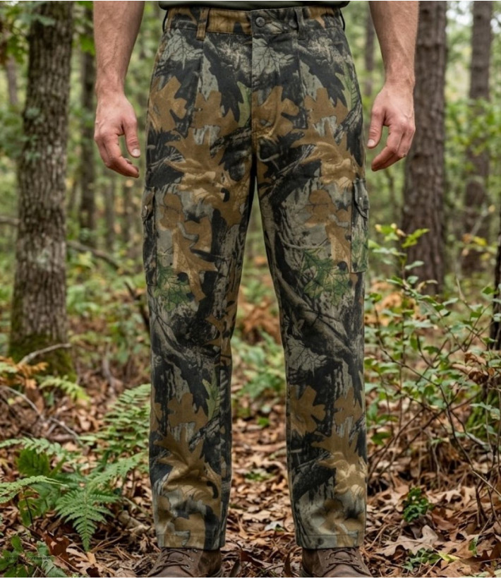 LEDERTYS LY0406 pantalon de chasse camouflage Forestwood kaki