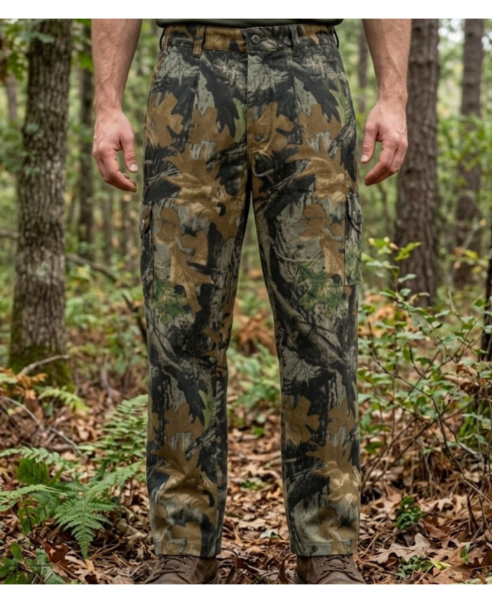 LEDERTYS LY0406 pantalon de chasse camouflage Forestwood kaki