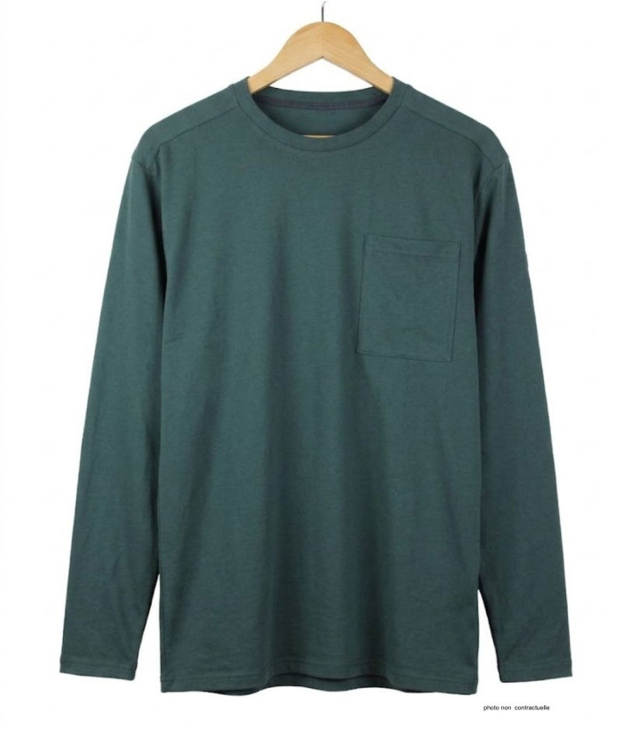 T-shirt Manches Longues Vert CHALLENGER CORSAIRE2 | Coton 180g