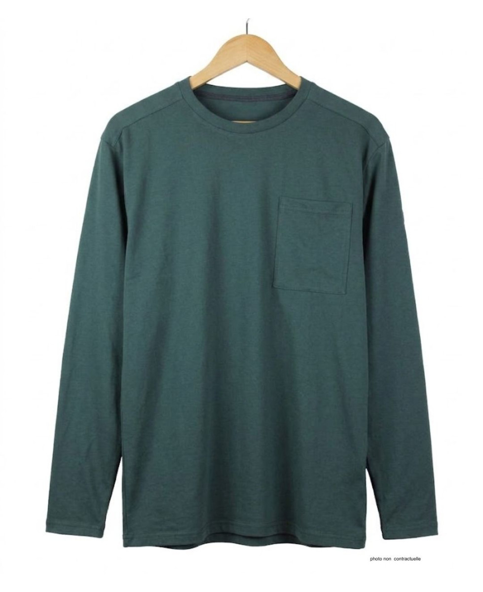 T-shirt Manches Longues Vert CHALLENGER CORSAIRE2 | Coton 180g