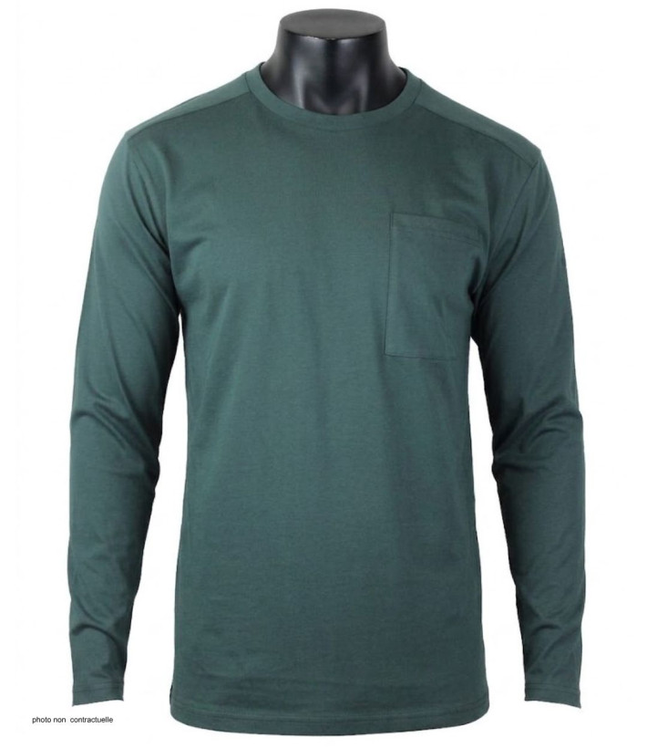 T-shirt Manches Longues Vert CHALLENGER CORSAIRE2 | Coton 180g