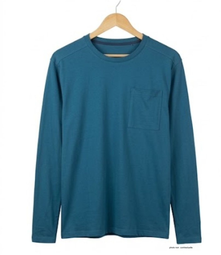 T-shirt Manches Longues Bleu CHALLENGER CORSAIRE1 | Coton 180g