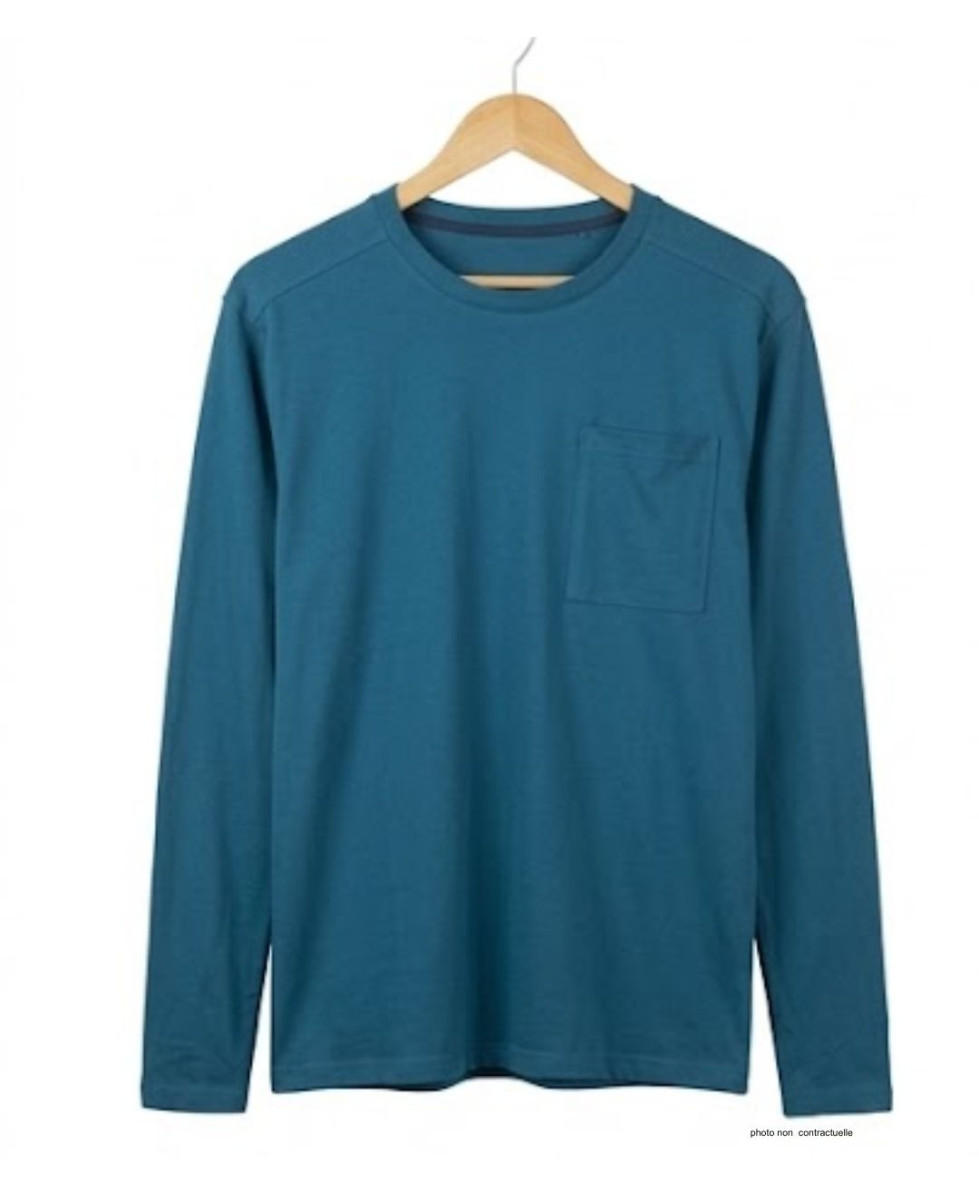 T-shirt Manches Longues Bleu CHALLENGER CORSAIRE1 | Coton 180g
