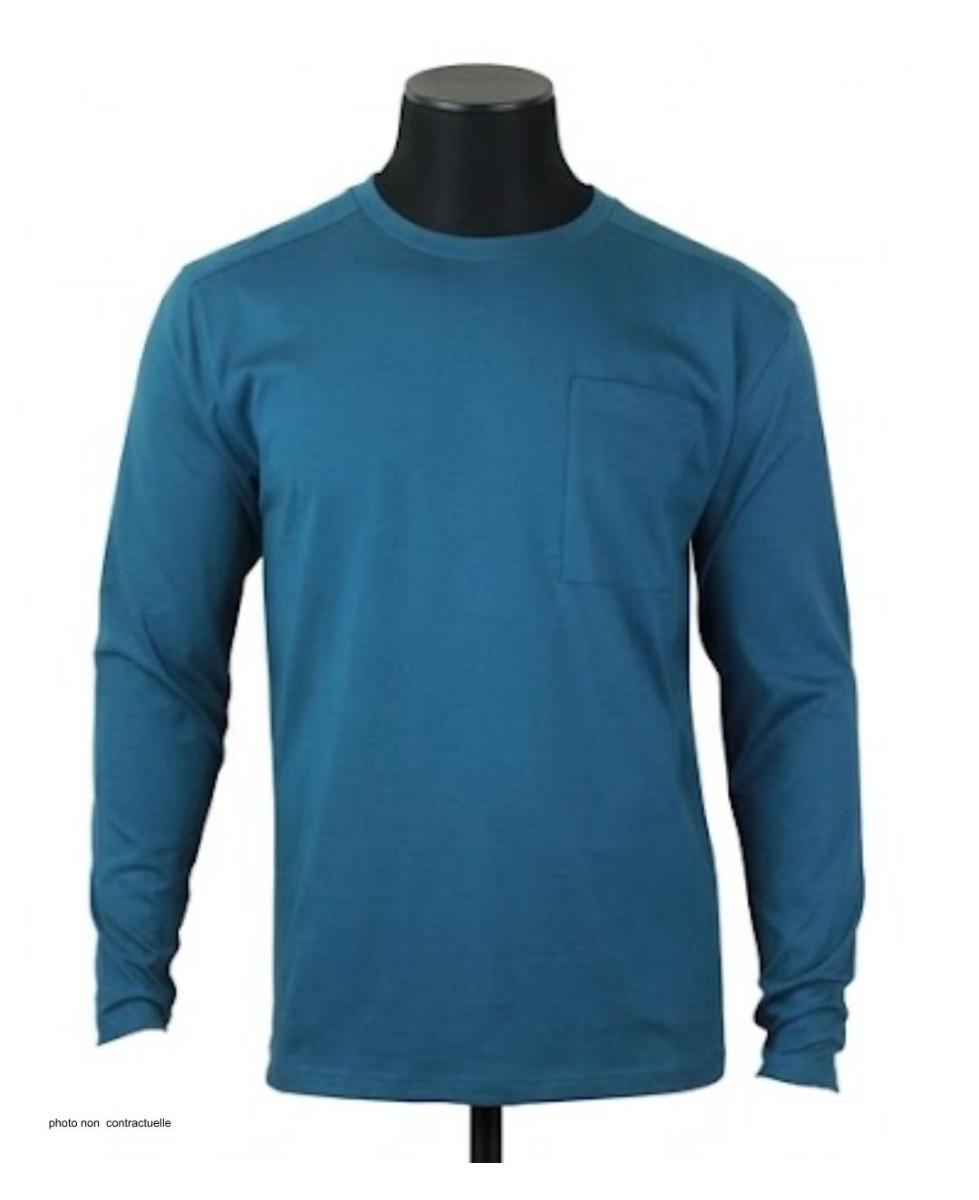 T-shirt Manches Longues Bleu CHALLENGER CORSAIRE1 | Coton 180g