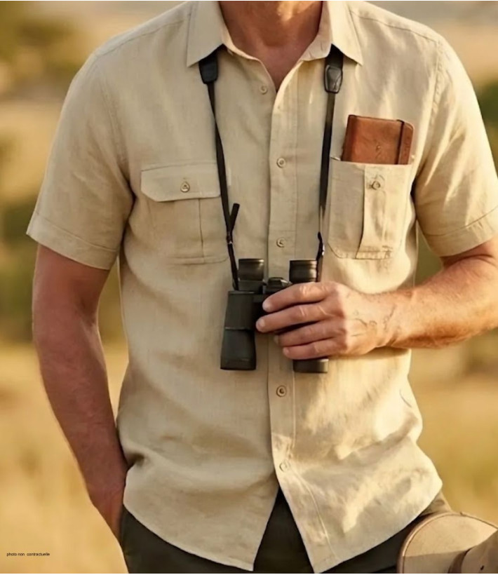 MAYFLOWER MAY DAY : Chemisette beige avec épaulettes