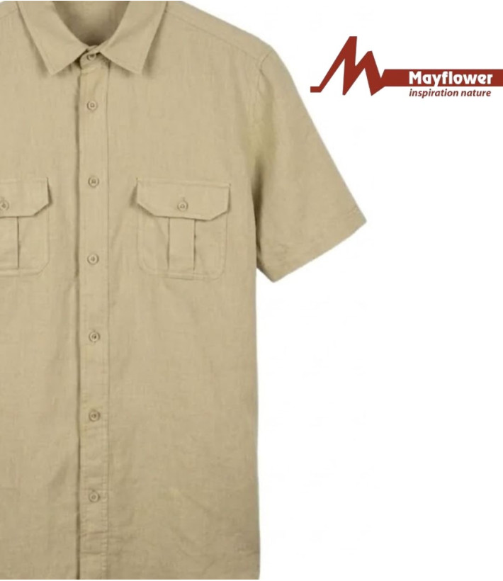 MAYFLOWER MAY DAY : Chemisette beige avec épaulettes