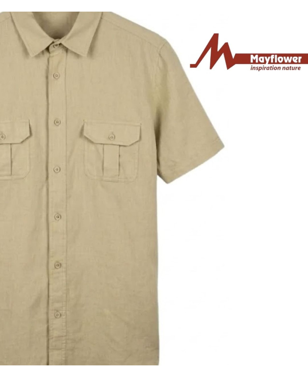 MAYFLOWER MAY DAY : Chemisette beige avec épaulettes
