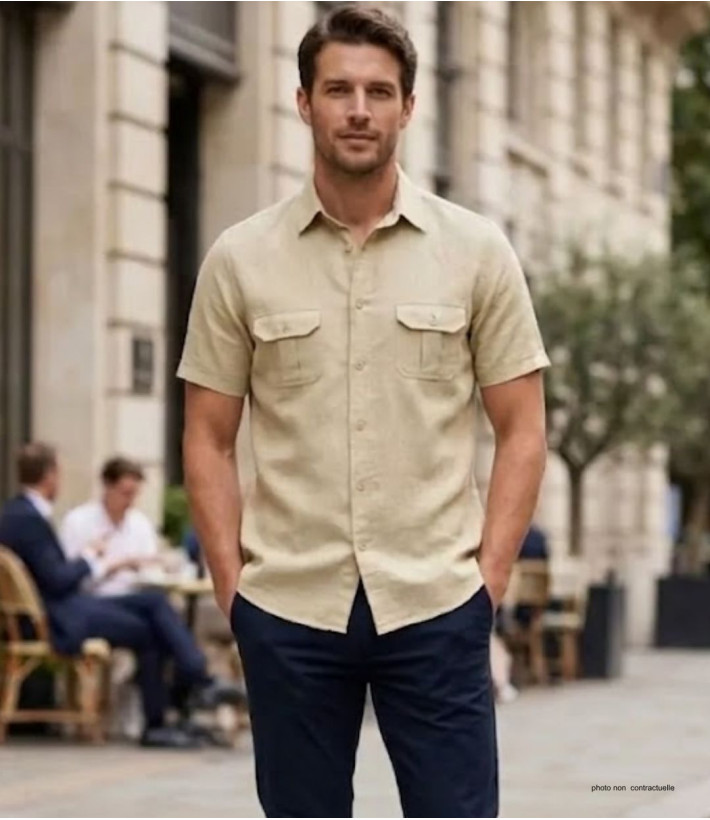 MAYFLOWER MAY DAY : Chemisette beige avec épaulettes