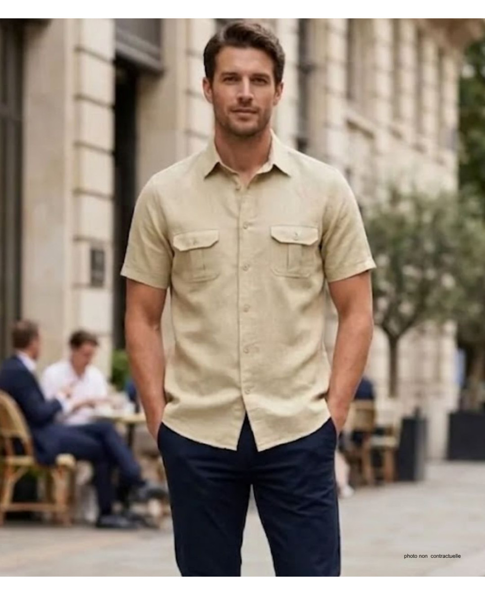 MAYFLOWER MAY DAY : Chemisette beige avec épaulettes