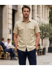 MAYFLOWER MAY DAY : Chemisette beige avec épaulettes