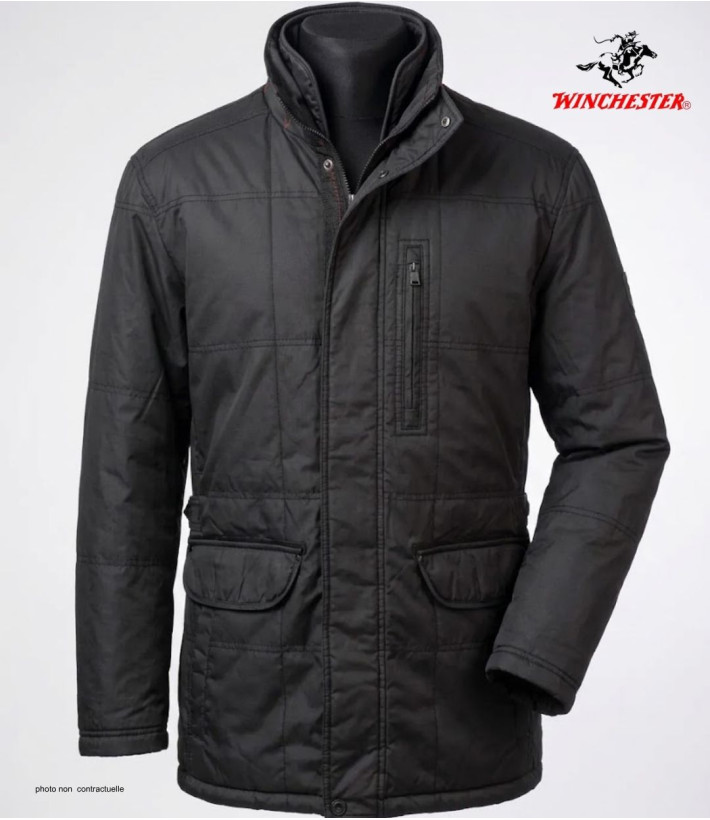 WINCHESTER NOVAK — Parka doublée déperlante noire