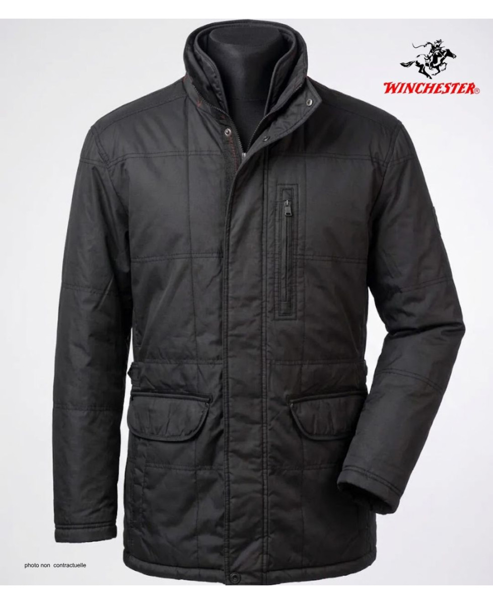 WINCHESTER NOVAK — Parka doublée déperlante noire