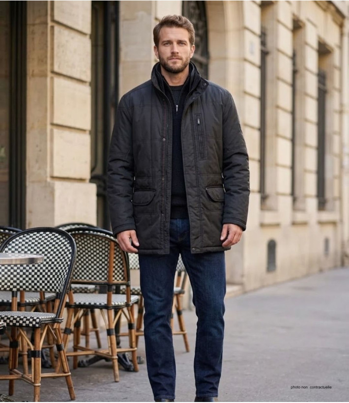 WINCHESTER NOVAK — Parka doublée déperlante noire