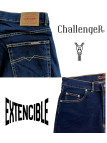 Challenger M759 — Jean 5 poches bleu denim ring stone stretch