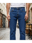 Challenger M759 — Jean 5 poches bleu denim stone stretch