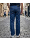 Challenger FALCONE1 — Jean 5 poches bleu stone 100% coton solide