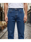 Challenger FALCONE1 — Jean 5 poches bleu stone 100% coton solide