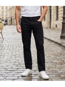 Jean 5 poches homme bleu denim 100% coton Mayflower MIAMI coupe droite