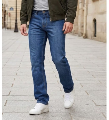 Jean VENDETTA1 WINCHESTER, bleu brut, 100% coton