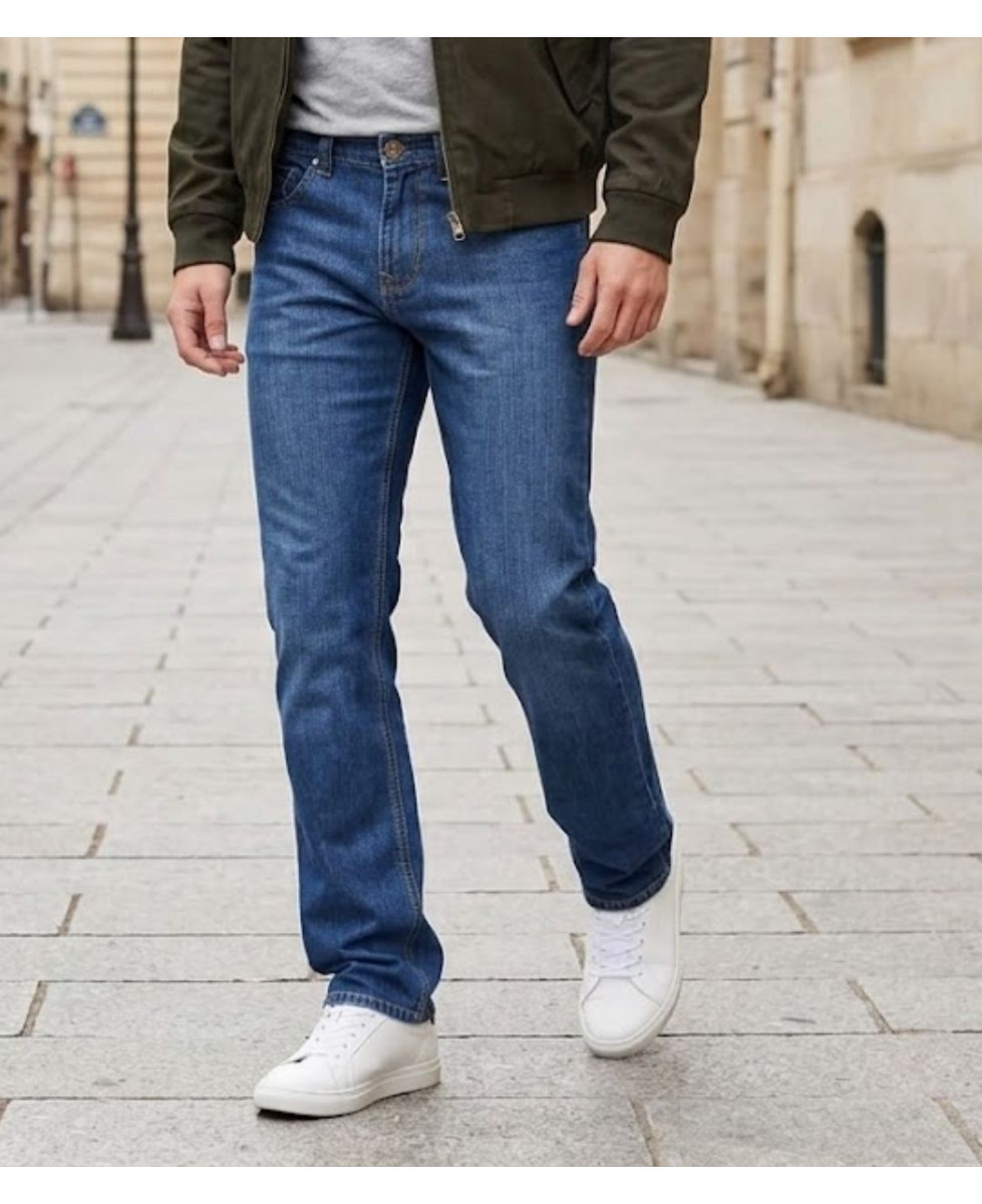 Jean VENDETTA1 WINCHESTER, bleu brut, 100% coton