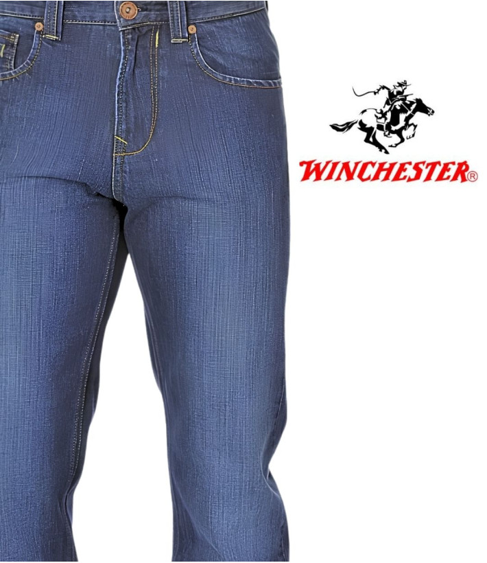 Jean homme WINCHESTER VENDETTA1 bleu brut coton classique