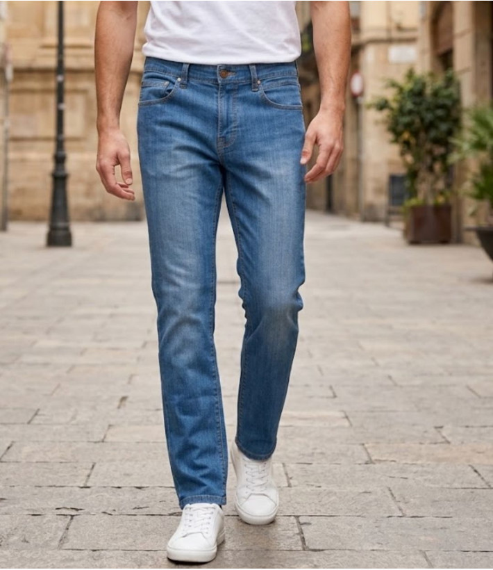 jean homme Winchester VICTORY2, bleu JEANS et 100% coton