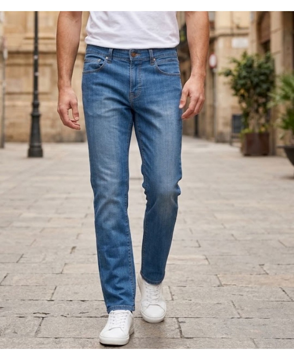jean homme Winchester VICTORY2, bleu JEANS et 100% coton