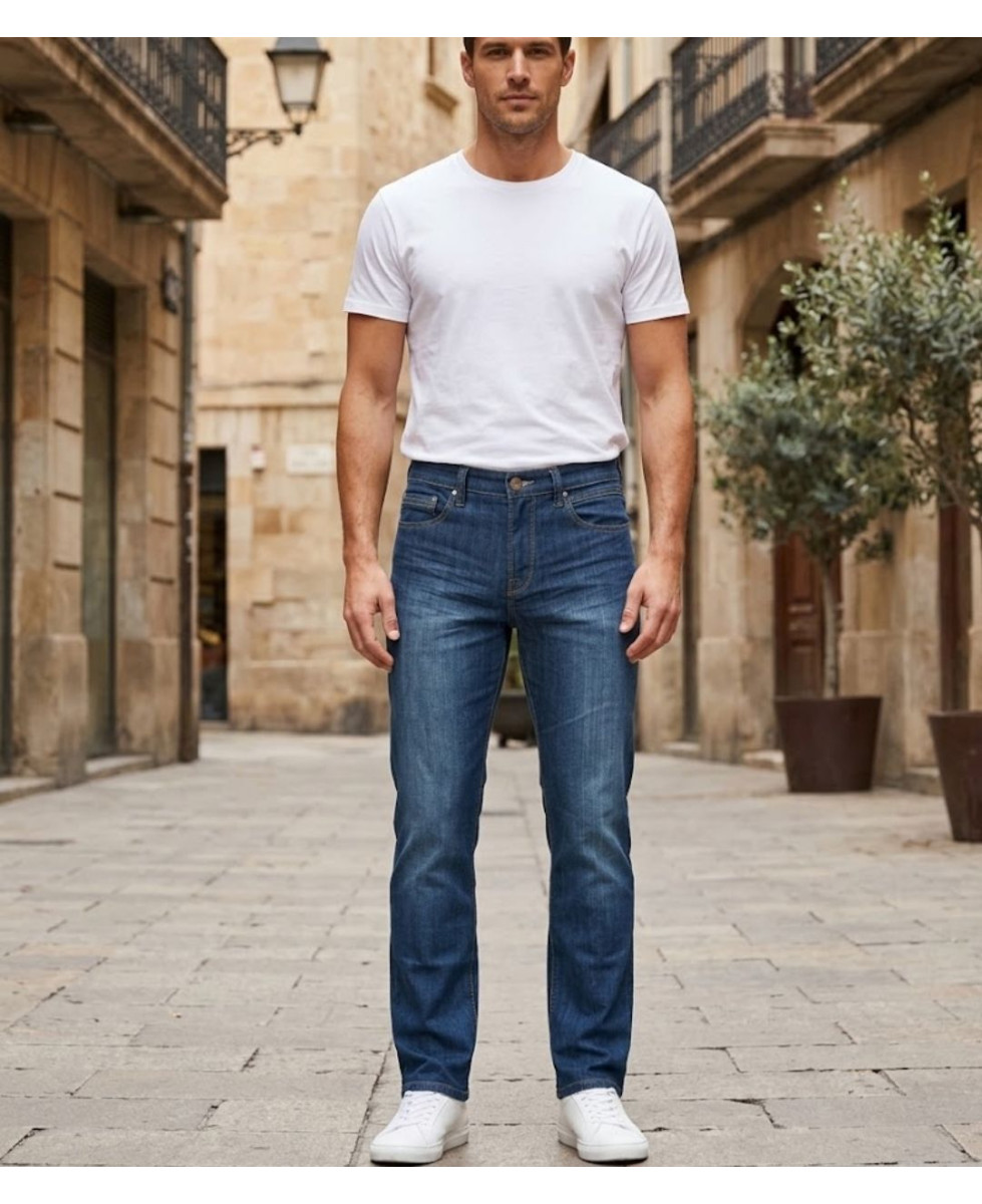 Jean homme Winchester VICTORY3 bleu 100% coton