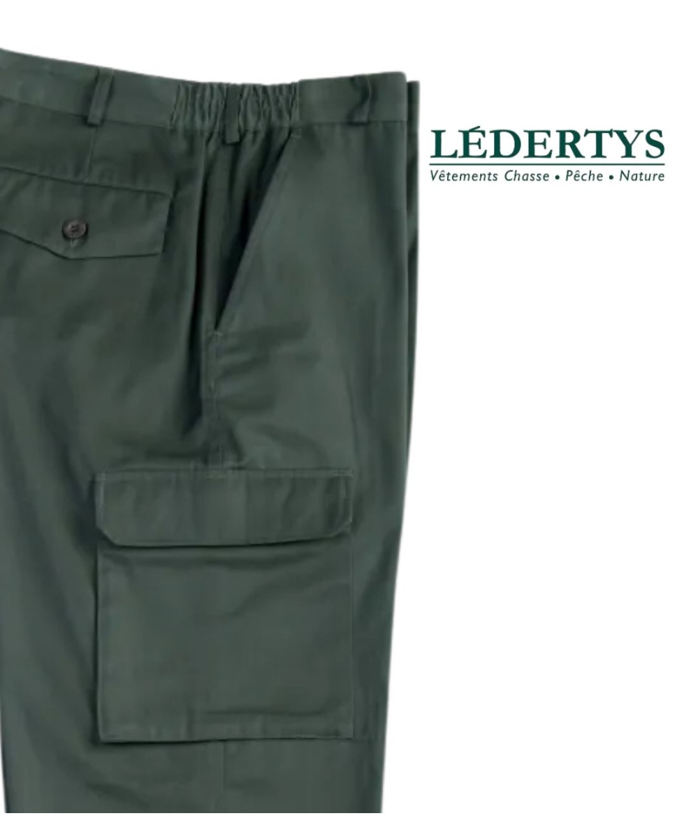 Pantalon treillis LEDERTYS LY0408 kaki résistant
