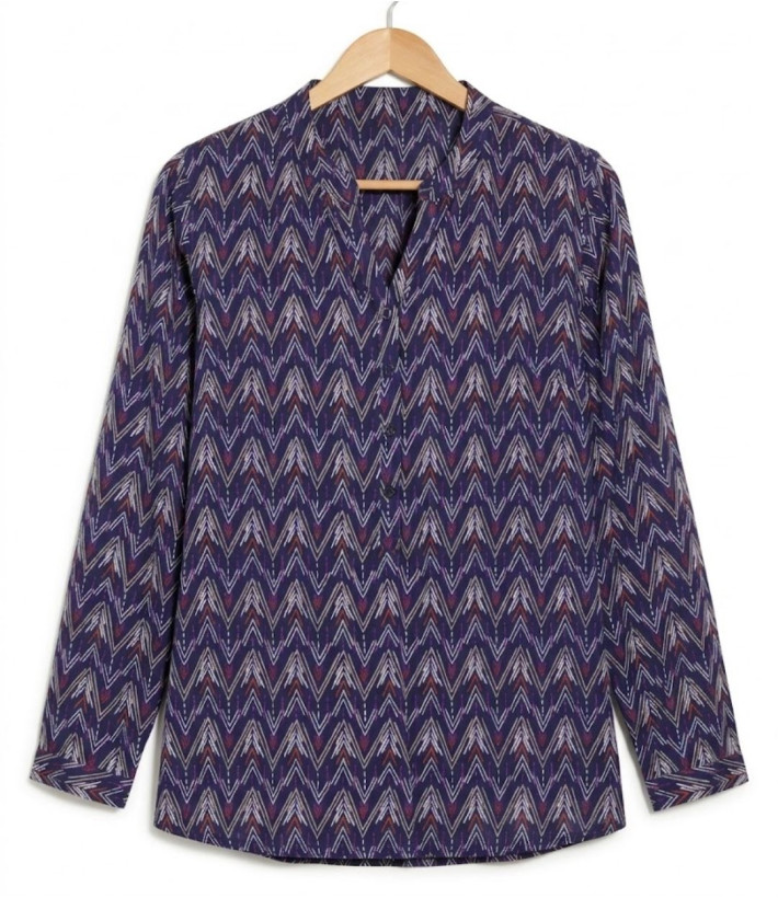 MAYFLOWER LE1808 — Chemisier imprimé fluide en viscose