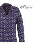 MAYFLOWER LE1808 — Chemisier imprimé fluide en viscose