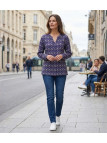 MAYFLOWER LE1808 — Chemisier imprimé fluide en viscose