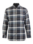 Challenger BAKOU — Chemise flanelle noir & beige