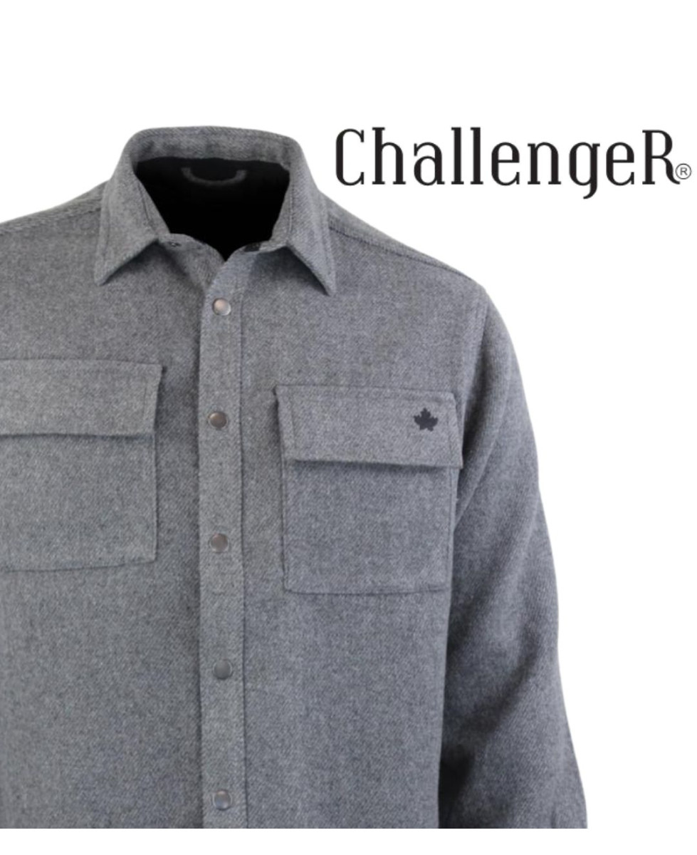 Challenger BALTHUS2 — Surchemise flanelle gris