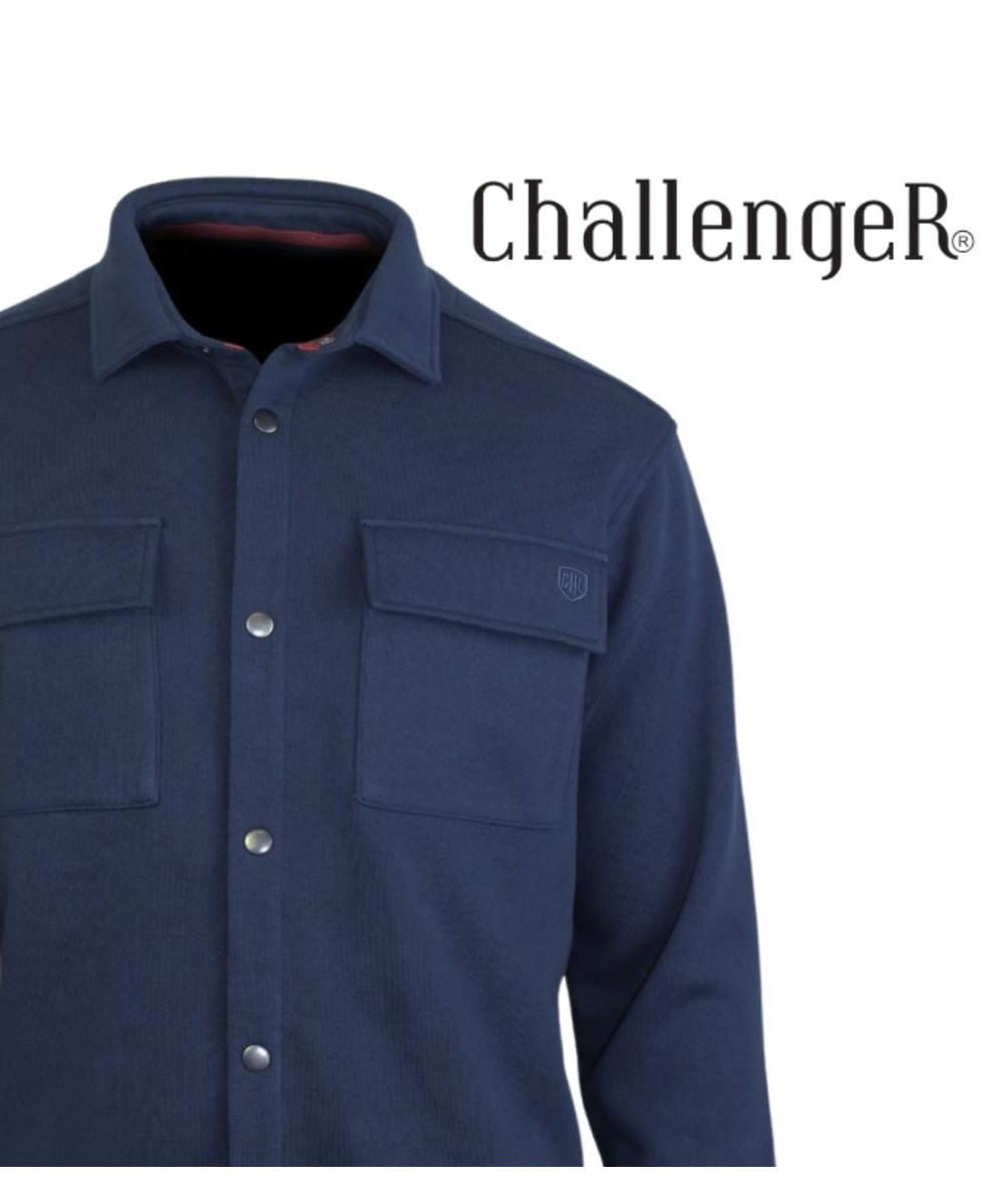 Challenger BASTIEN1 — Surchemise molleton marine