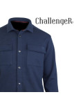 Challenger BASTIEN1 — Surchemise molleton marine