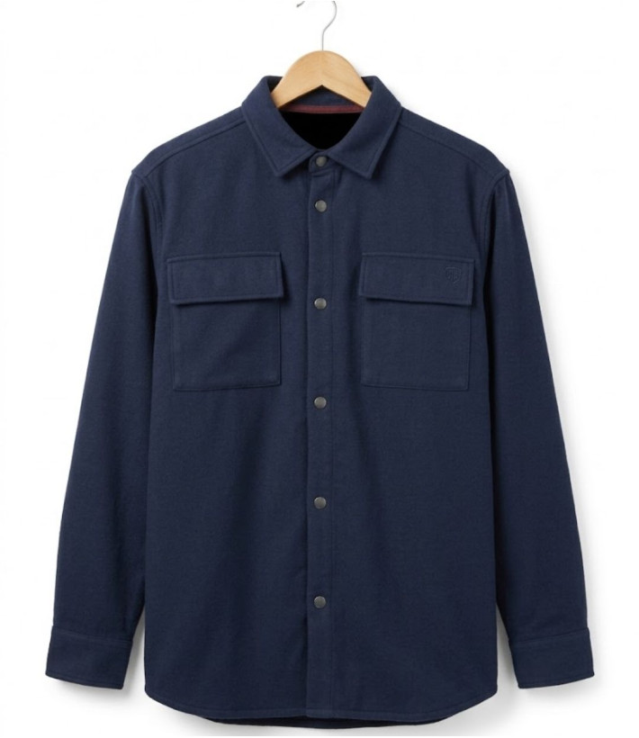 Challenger BASTIEN1 — Surchemise molleton marine