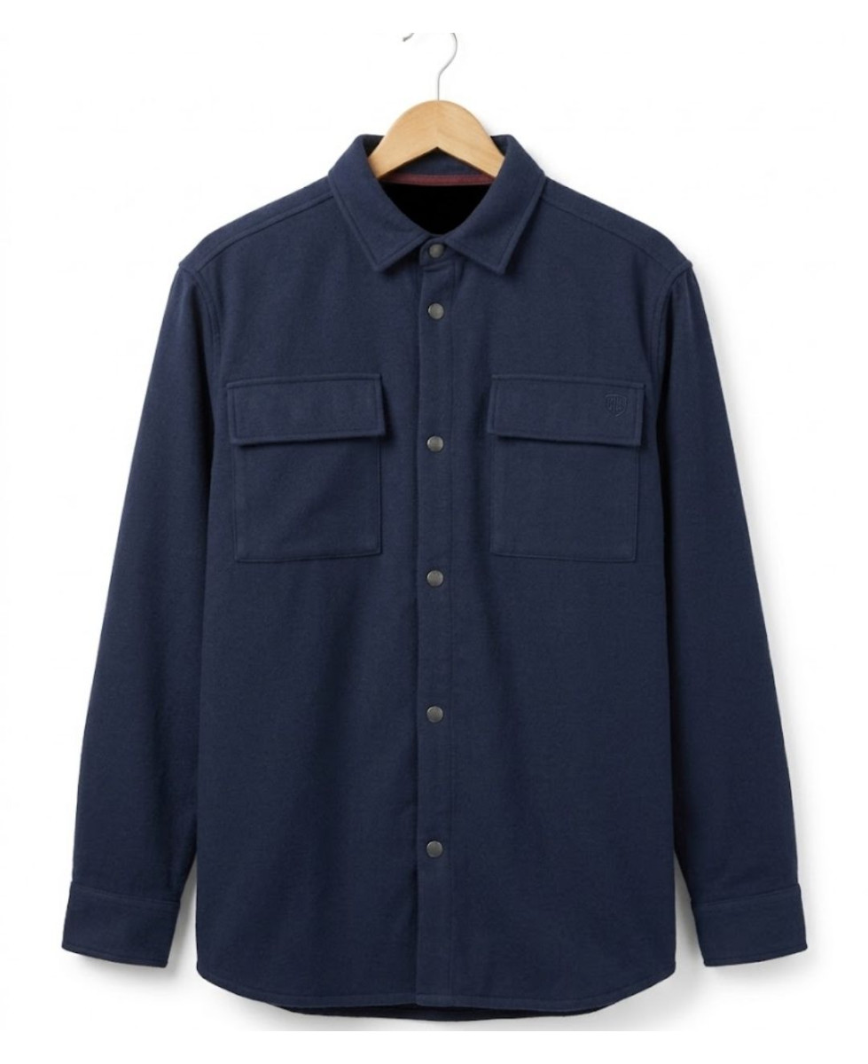 Challenger BASTIEN1 — Surchemise molleton marine