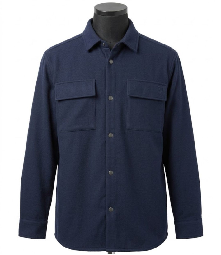 Challenger BASTIEN1 — Surchemise molleton marine