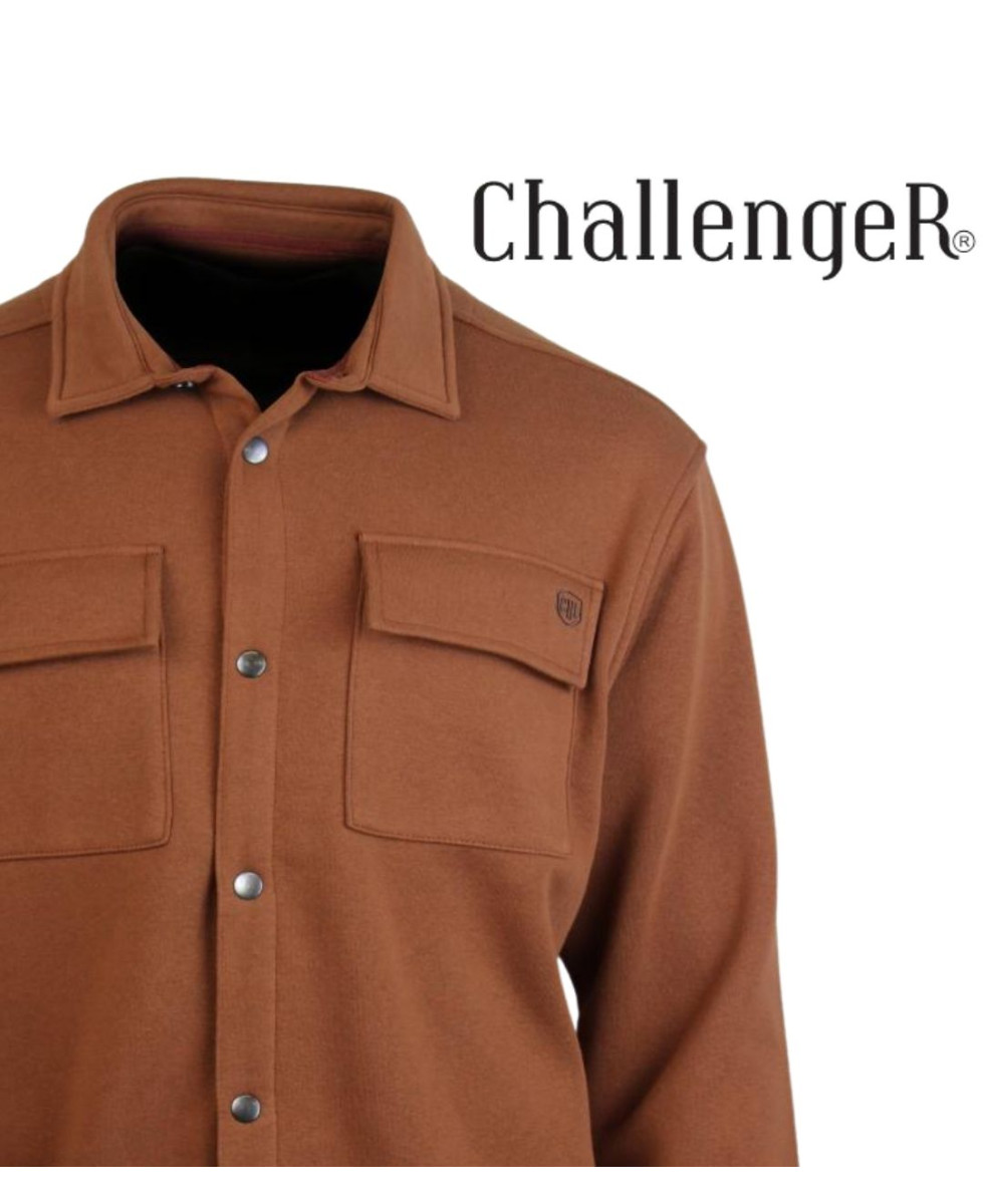 Challenger BASTIEN2 — Surchemise molleton camel