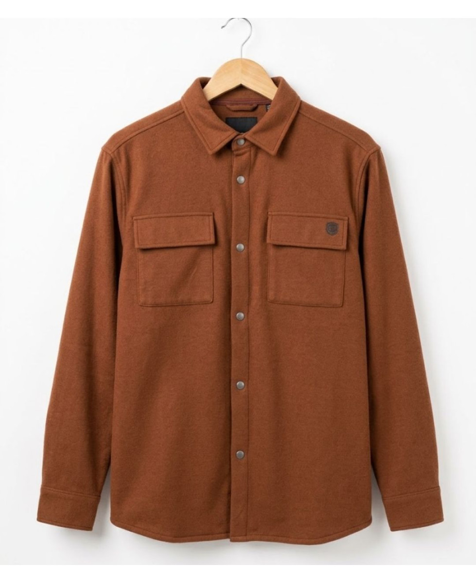 Challenger BASTIEN2 — Surchemise molleton camel