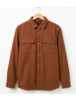 Challenger BASTIEN2 — Surchemise molleton camel