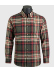 Challenger BRAZIL — Chemise flanelle vert/orange